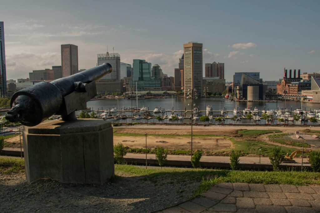 Auto Insurance Quotes in Maryland — Baltimore skyline