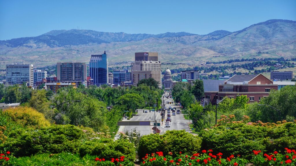 Boise, Idaho skyline — auto insurance coverage options