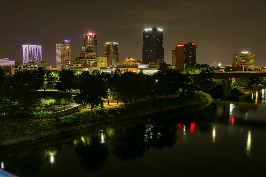 Little Rock, Arkansas skyline — auto insurance coverage options